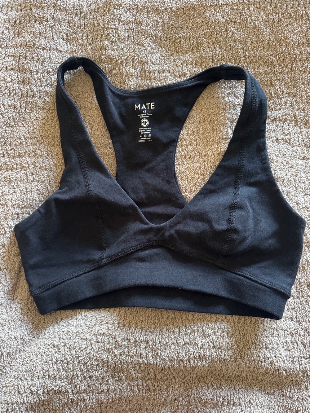 MATE the Label V-neck sports bra